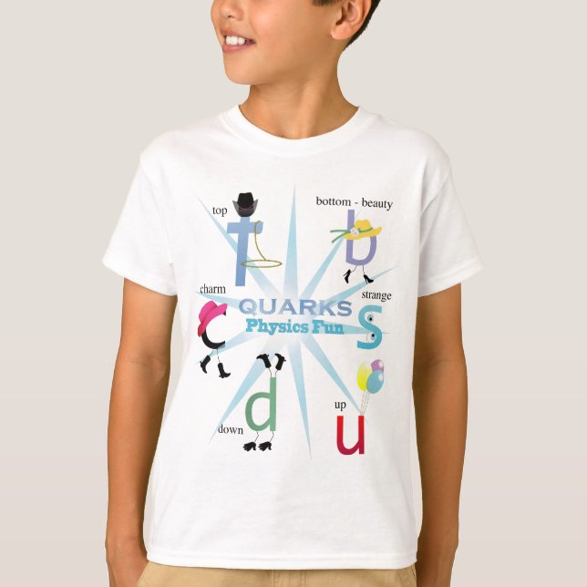 Camiseta Quirky Quarks (Anverso)