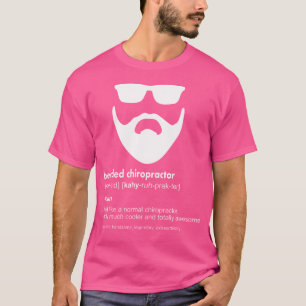 Camiseta Quiropráctico Barbudo Chiste de Barba Quiropráctic
