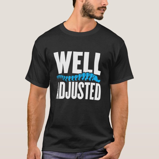 Camiseta Quiropráctico bien ajustado (Anverso)