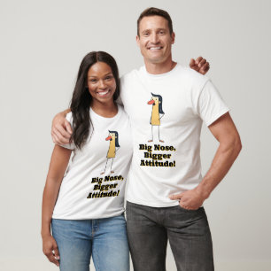 Camiseta Quirosa mujer Personalizado con nariz grande
