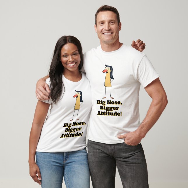 Camiseta Quirosa mujer Personalizado con nariz grande (Unisexo)