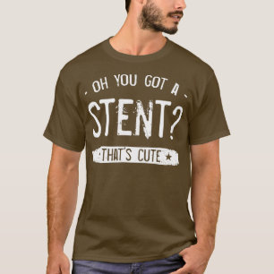 Camiseta Quirúrgica cardíaca Stent Transplant Sobreviviente