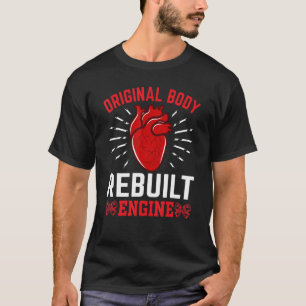 Camiseta Quirúrgica de corazón abierto sobreviviente de cir