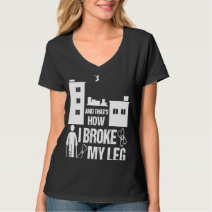 Camiseta Quirúrgica de garganta de parkour Recuperación de 