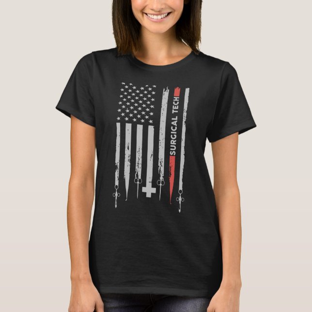 camiseta quirúrgica orgullosa del médico de la (Anverso)