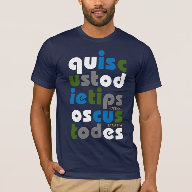 Camiseta Quis Custodiet (Anverso)