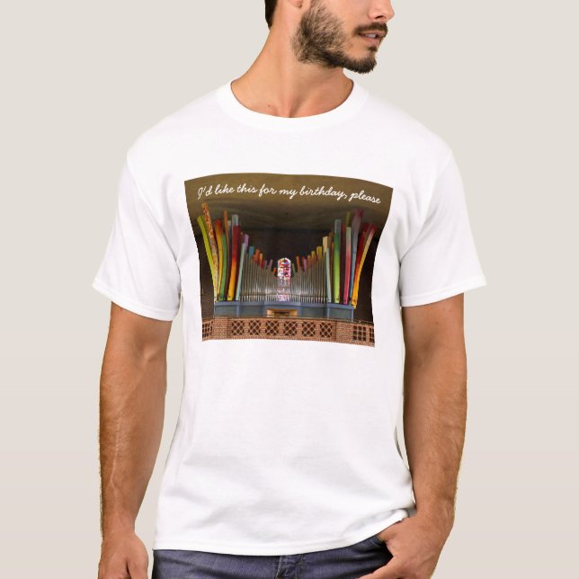 Camiseta Quisiera esto para mi cumpleaños, por favor (Anverso)