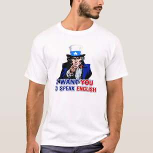 Camiseta Quisiera que usted hablara inglés