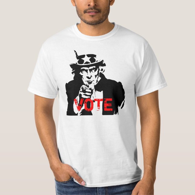 Camiseta Quisiera que USTED VOTARA (Anverso)