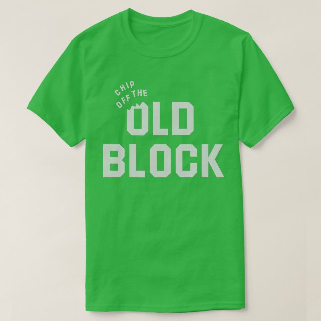 Camiseta Quita del bloque antiguo (Diseño del anverso)