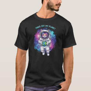 Camiseta Quita las Manos de Mi Planeta – Diseño Espacial de