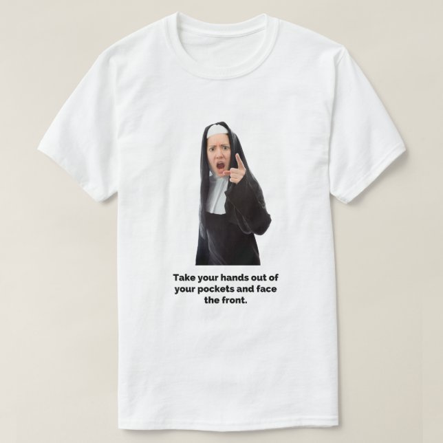 Camiseta Quita las manos de tus bolsillos... (Diseño del anverso)