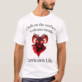 Camiseta Quítale el exterior. Volcán adentro. Capricorn Vib