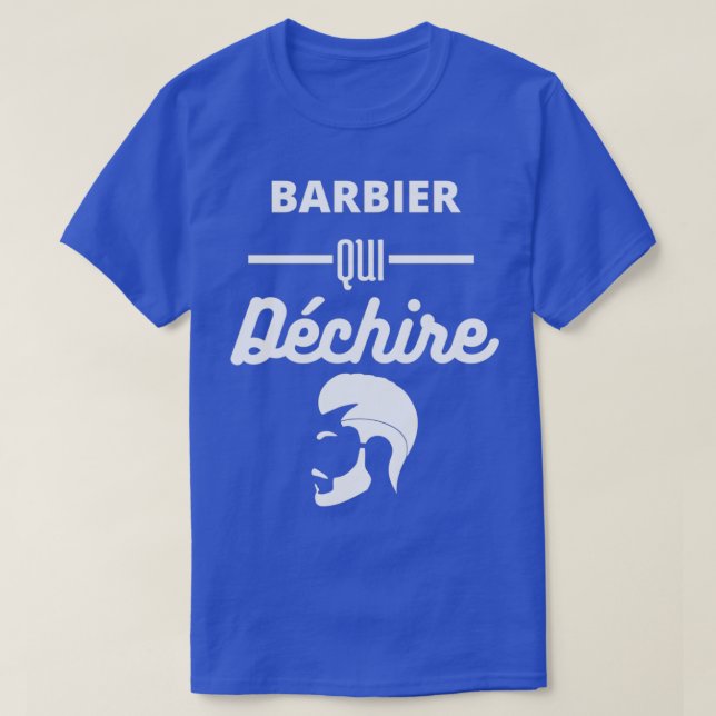 Camiseta Quitando barbero (Diseño del anverso)