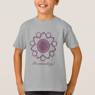 Camiseta Quitándose con el té de la chica de la flor de la