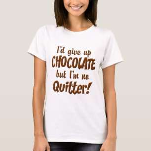 Camiseta Quitter de chocolate