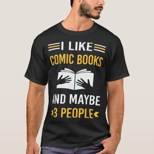 Camiseta Quizá 3 cómics de historietas (Anverso)