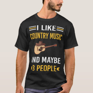 Camiseta Quizá 3 personas de música country