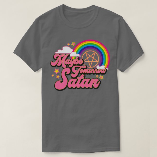 Camiseta Quizá Mañana Satan (Diseño del anverso)