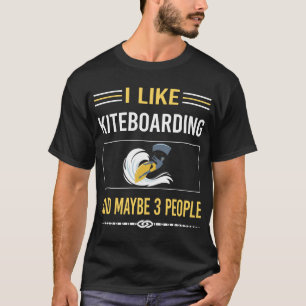 Camiseta Quizás 3 personas Kiteboard Kiteboarder