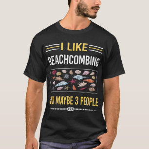 Camiseta Quizás 3 personas navegando en Beachcomber