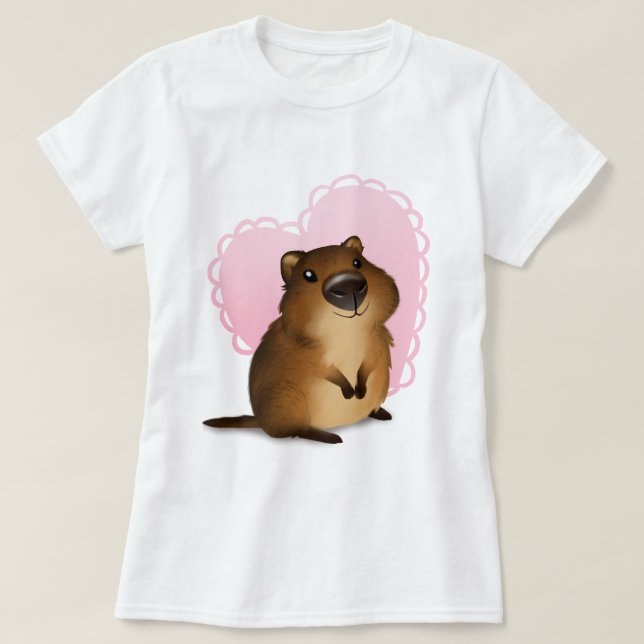 Camiseta Quokka (Diseño del anverso)