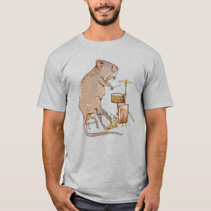 Camiseta Quokka Australian Animal Drummer