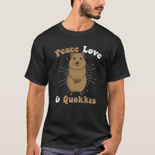 Camiseta Quokka de amor por la paz Cuta Quokka Australiana