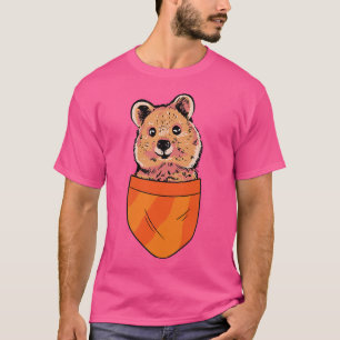 Camiseta Quokka En Pocket Australia Amantes De Animales Mar