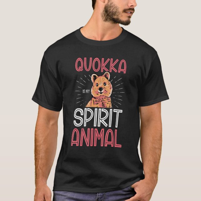 Camiseta Quokka es mi espíritu animal Australia Wombat Mars (Anverso)