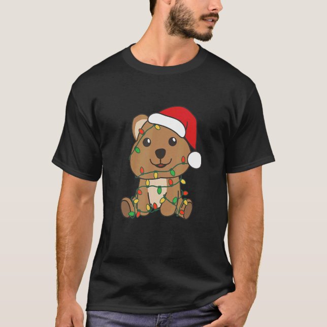 Camiseta Quokka Feliz Navidad Invierno Quokkas Navidades 1 (Anverso)