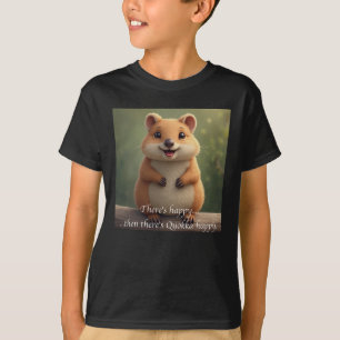 Camiseta Quokka feliz, sonriente