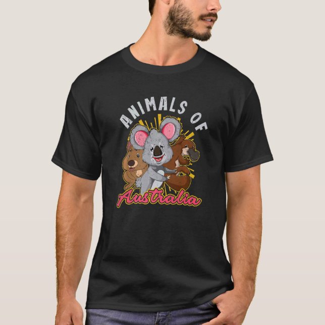 Camiseta Quokka Koala Platypus Animales Australianos De (Anverso)