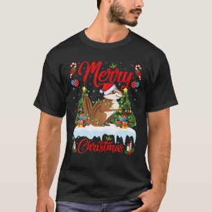 Camiseta Quokka Lover Xmas Iluminando Santa Hat Quokka Chri
