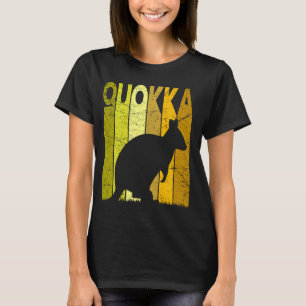 Camiseta Quokka Viintage Retro Animal Australiano Quokka Ma
