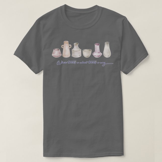 Camiseta quotDonde terex27s una rueda therex27s un wayquot  (Diseño del anverso)