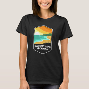 Camiseta Quote Bassett Lake Loon Michigan