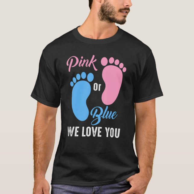 Camiseta Quote Team Boy Girl Gender Reveal (Anverso)