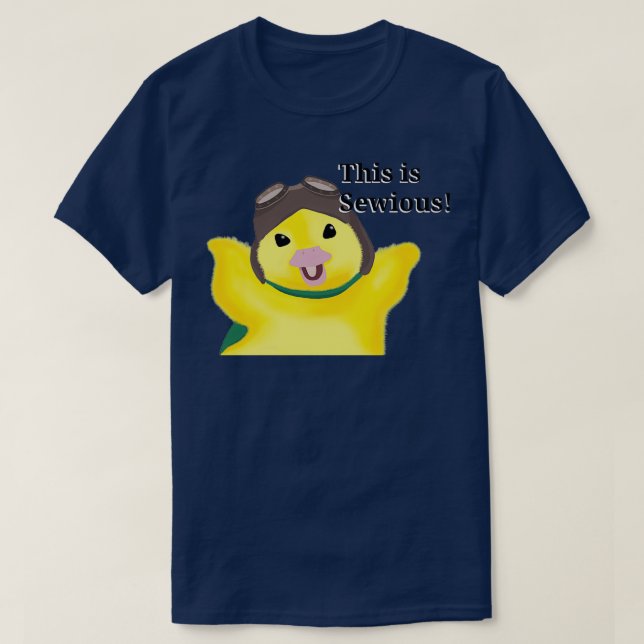 Camiseta quotEste es Sewiousquot Wonder Mascotas Mingming 2 (Diseño del anverso)