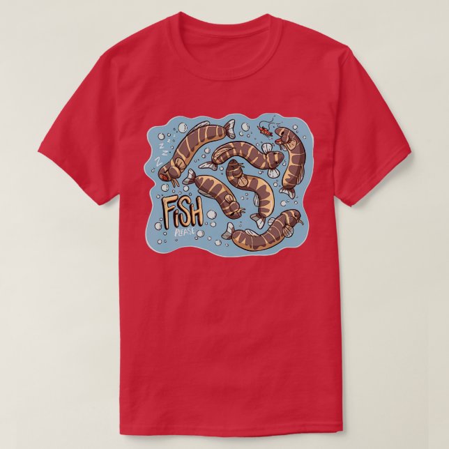 Camiseta quotFish Pleasequot (Diseño del anverso)