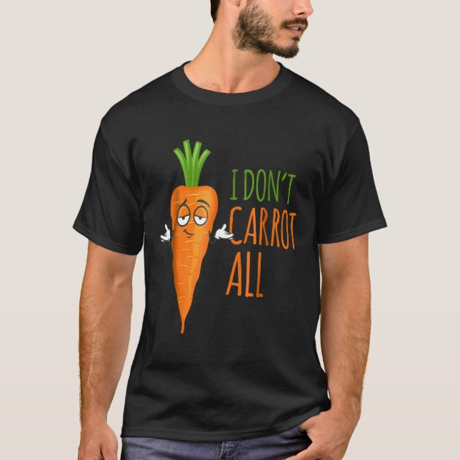 Camiseta Quoti No Carrot Allquot Funny Vegan Puns Hombres A (Anverso)