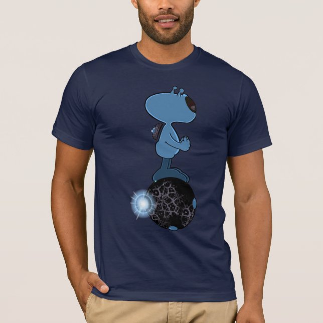 Camiseta Qwiby en su juego de espionaje (Anverso)