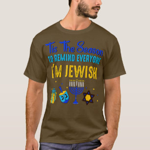 Camiseta QZG Esta temporada Feliz Hanukkah Chanukah Judío