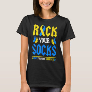 Camiseta R0ck Your Sock World Down Syndrome Awareness Day