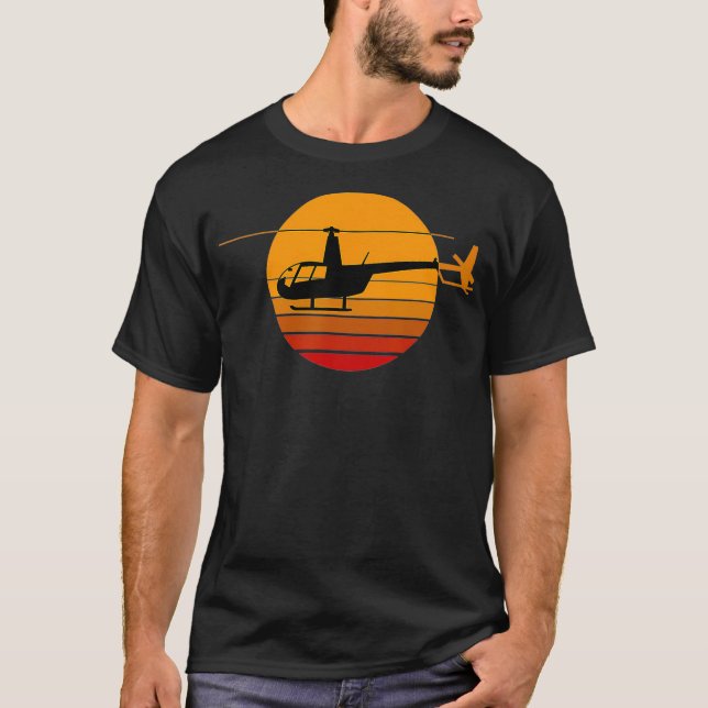 Camiseta R44 Helicopter Pilot Aviation  R44 Helicopter (Anverso)