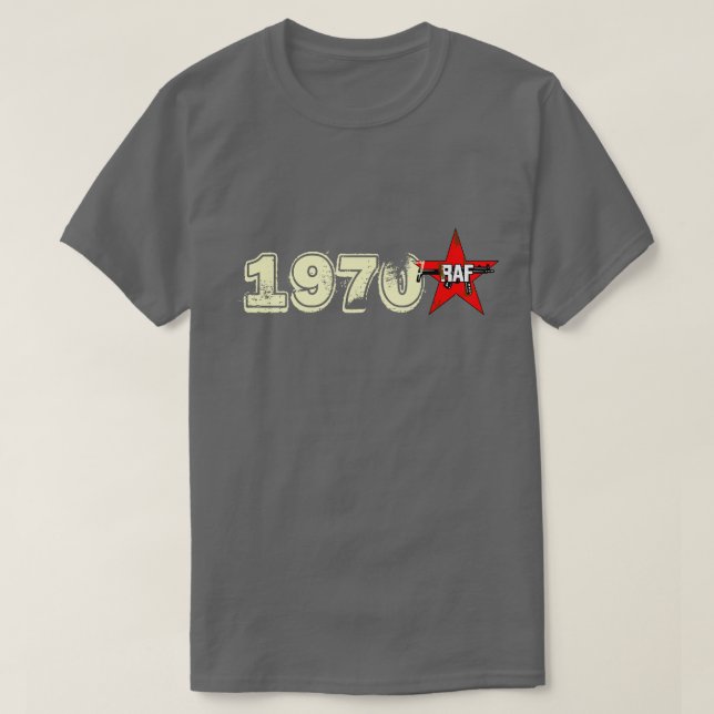 CAMISETA R.A.F. 1970 (Diseño del anverso)