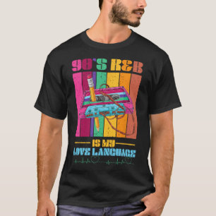 Camiseta R& de 90's; b Rnb Music Lover para hombres Chic