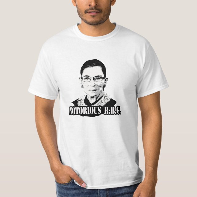 Camiseta R.B.G. notorios - Ruth Bader Ginsburg (Anverso)