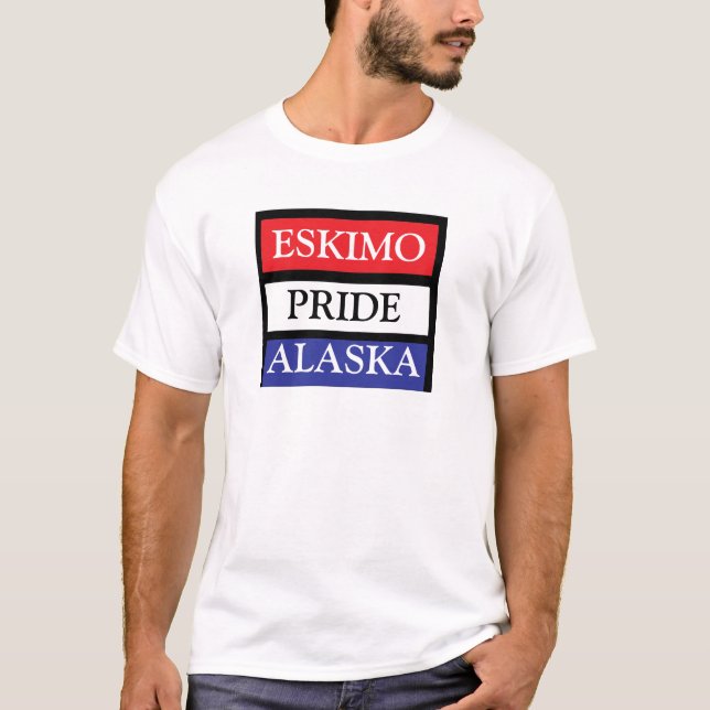 CAMISETA R DE W B DEL ORGULLO DEL ESQUIMAL (Anverso)