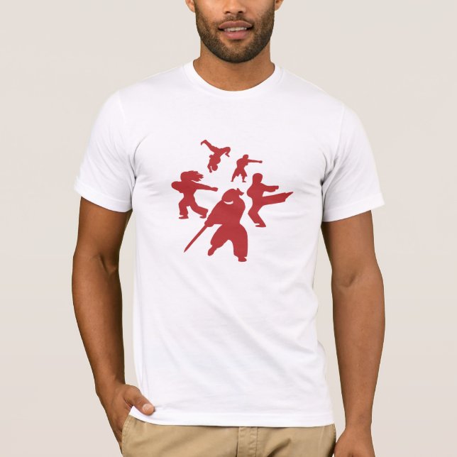 Camiseta r del círculo que lucha (Anverso)